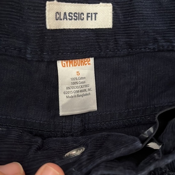 Boundless Polo shirt velvet Gymboree pant Classic Fit Navy Size 5T - Picture 8 of 9